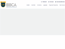 Tablet Screenshot of ibbca.com.br